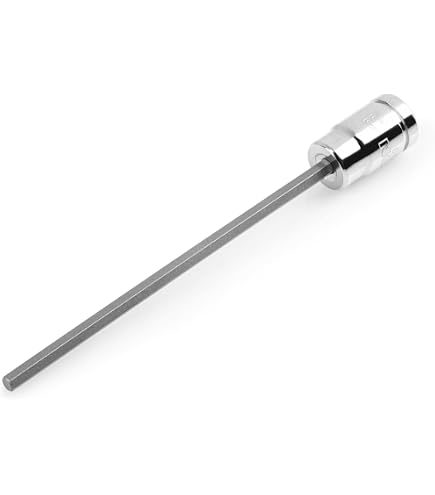 Capri Tools 3-0605 Long 4 mm Hex Bit Socket, 1/4-Inch Drive
